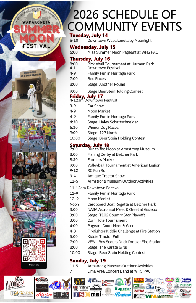 2026 Summer Moon Festival Schedule of Community Events